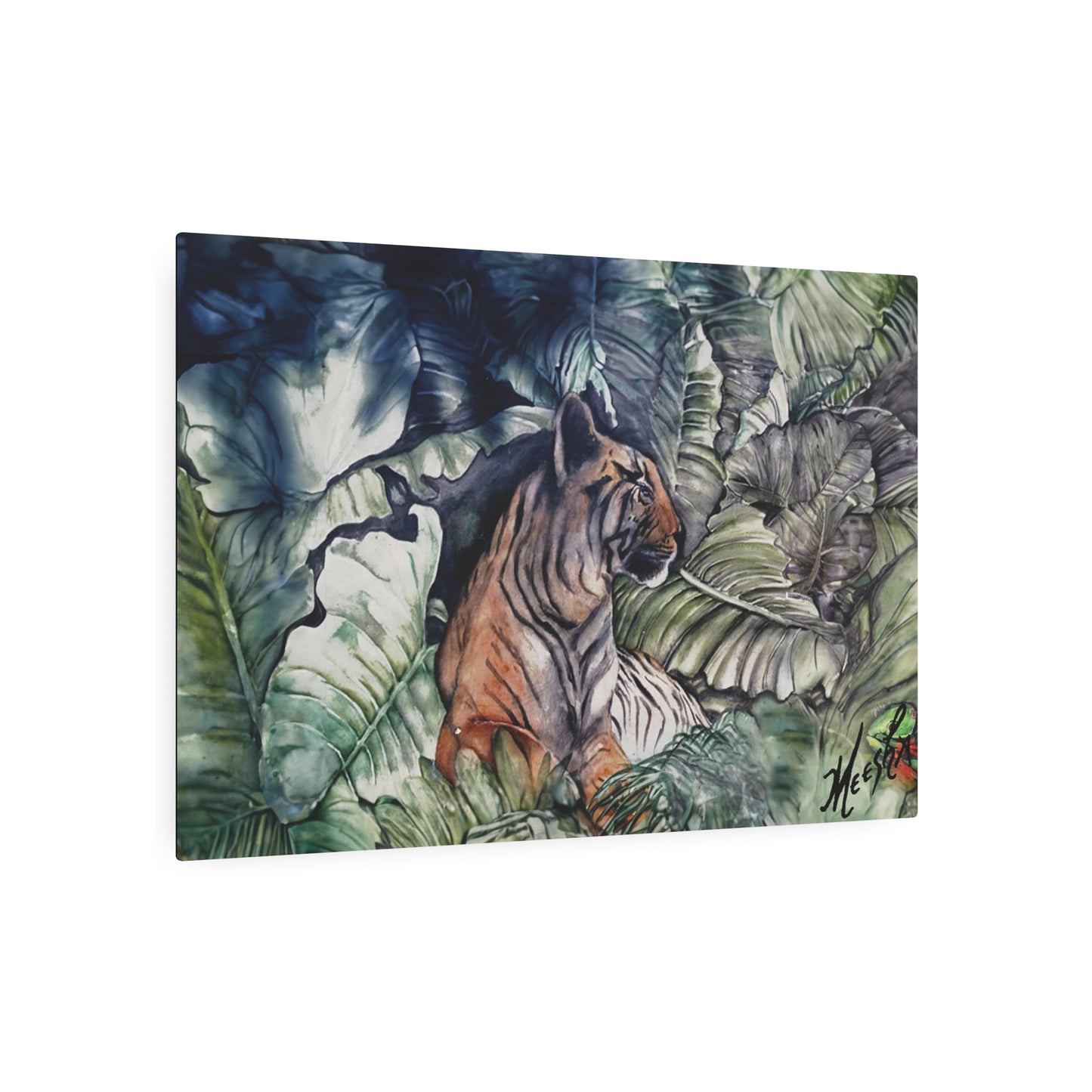 Watchful Warrior Metal Art Sign
