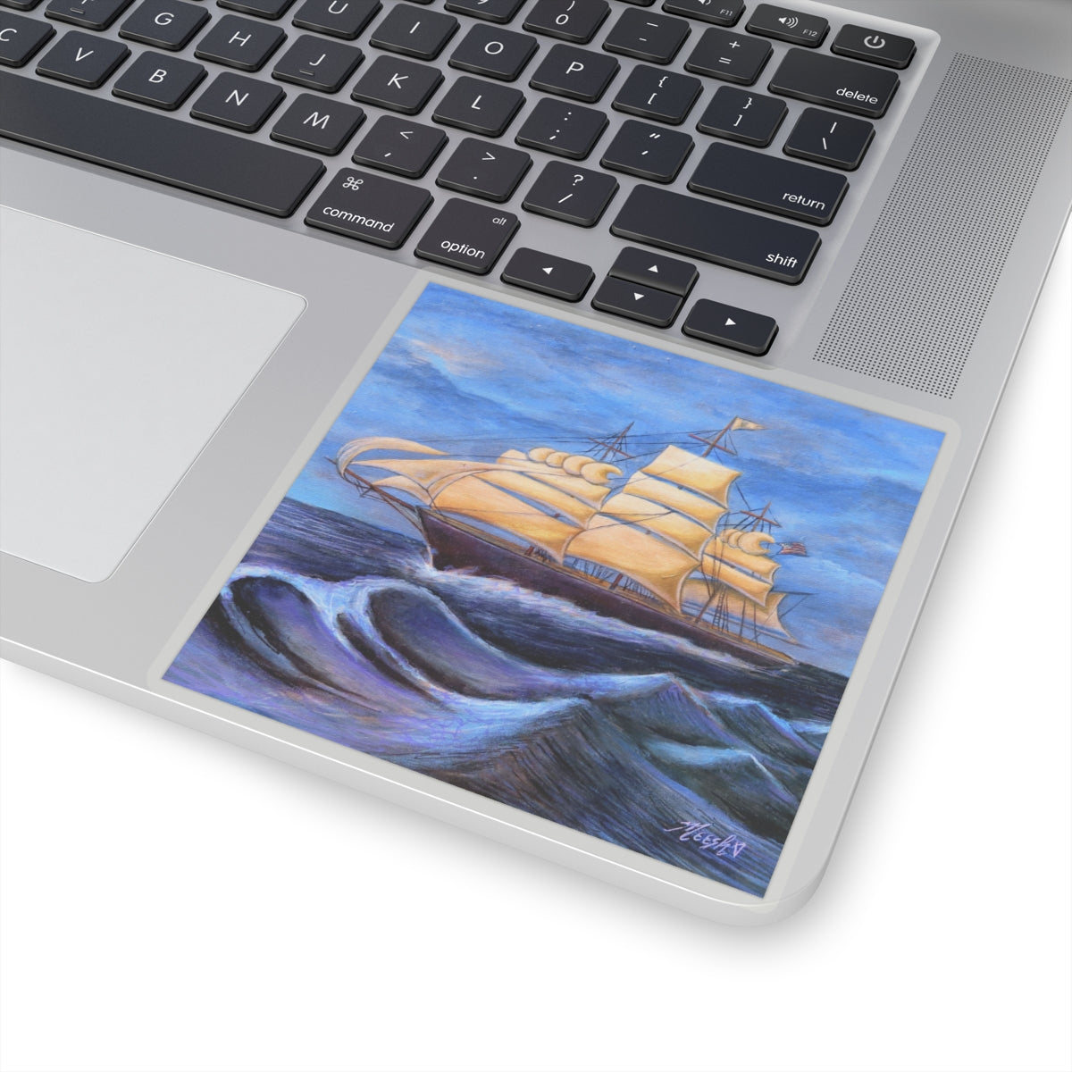 Whimsical Wavehopper Kiss-Cut Stickers