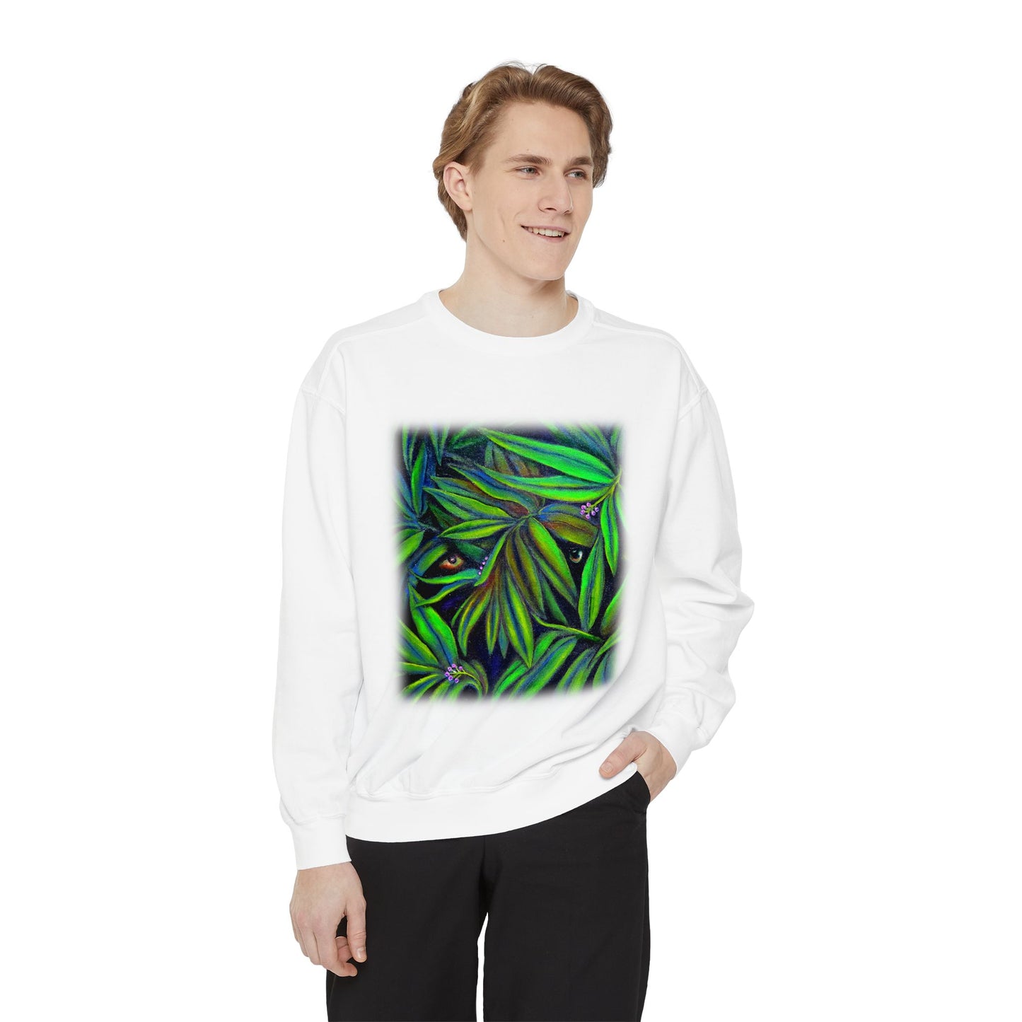 Jeepers Peepers Unisex Garment-Dyed Sweatshirt