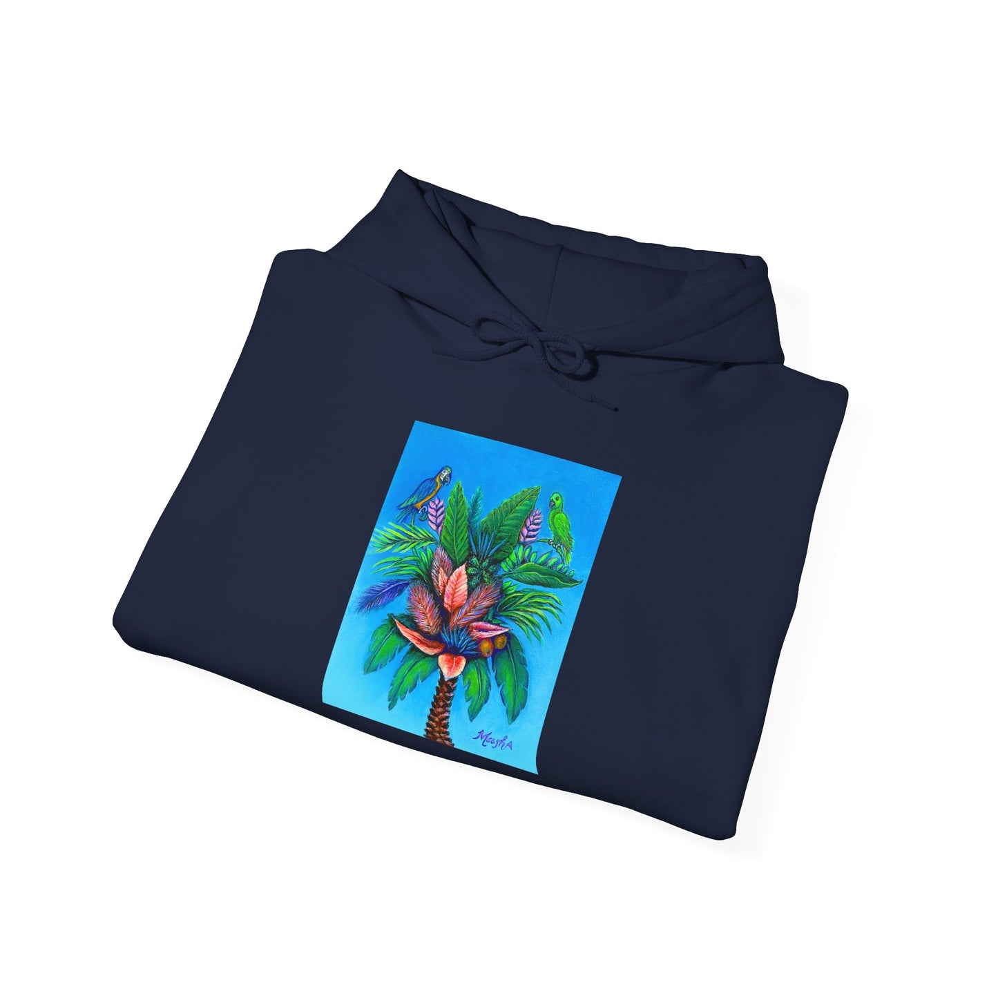 Palm Tree of Life Unisex Heavy Blend™ Hooded Sweatshirt