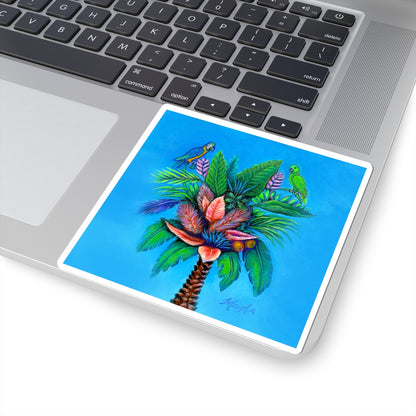 Palm Tree of Life Kiss-Cut Stickers