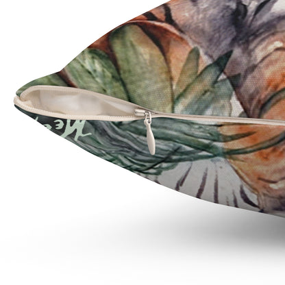 Watchful Warrior Spun Polyester Square Pillow