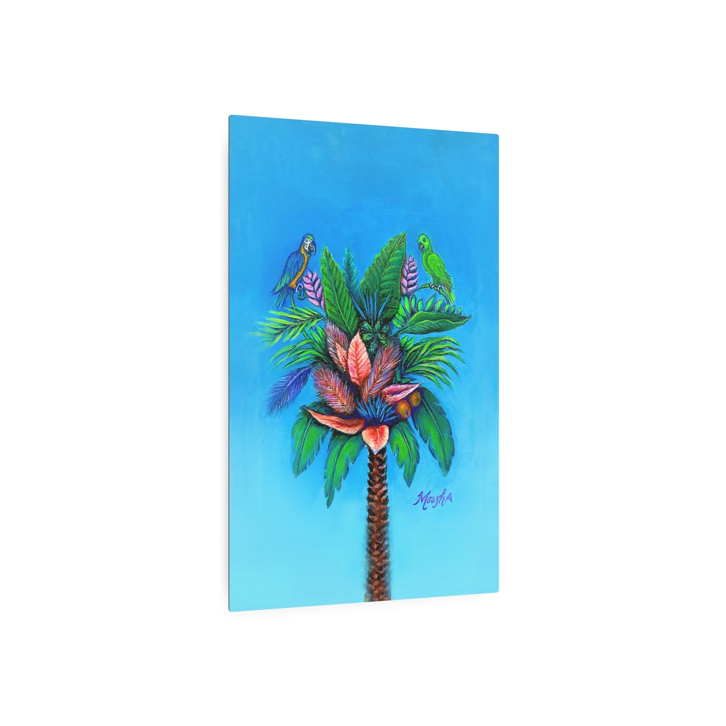 Palm Tree of Life Metal Art Sign