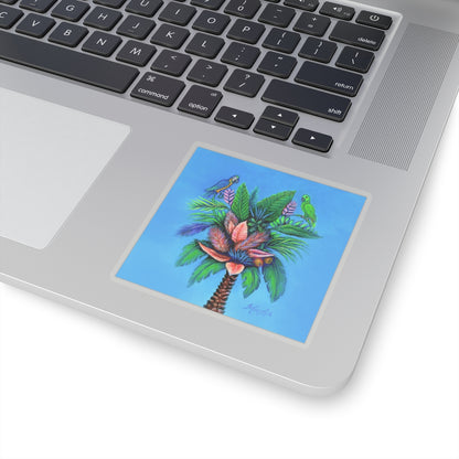 Palm Tree of Life Kiss-Cut Stickers