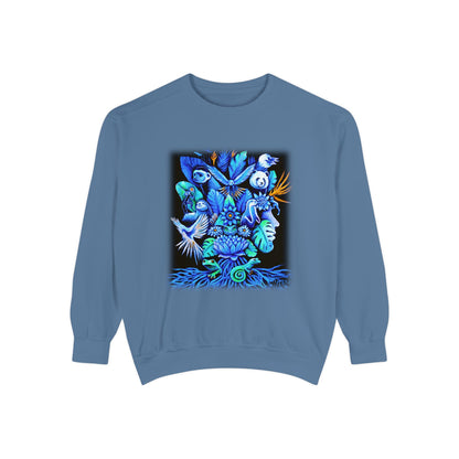 Out of the blue Unisex Garment-Dyed Sweatshirt