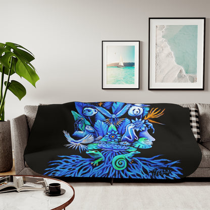 Colorful and Cozy Favorite Out of The Blue Sherpa Blanket