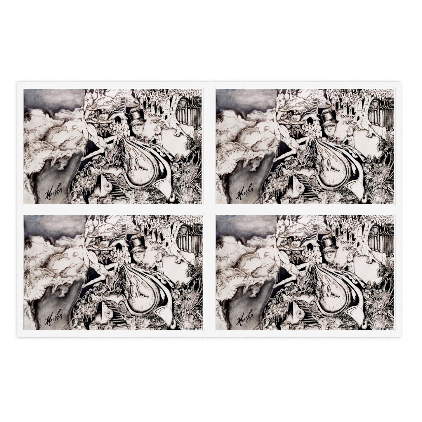 Alice In Blunderland Sticker Sheets
