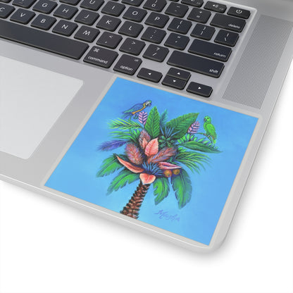 Palm Tree of Life Kiss-Cut Stickers