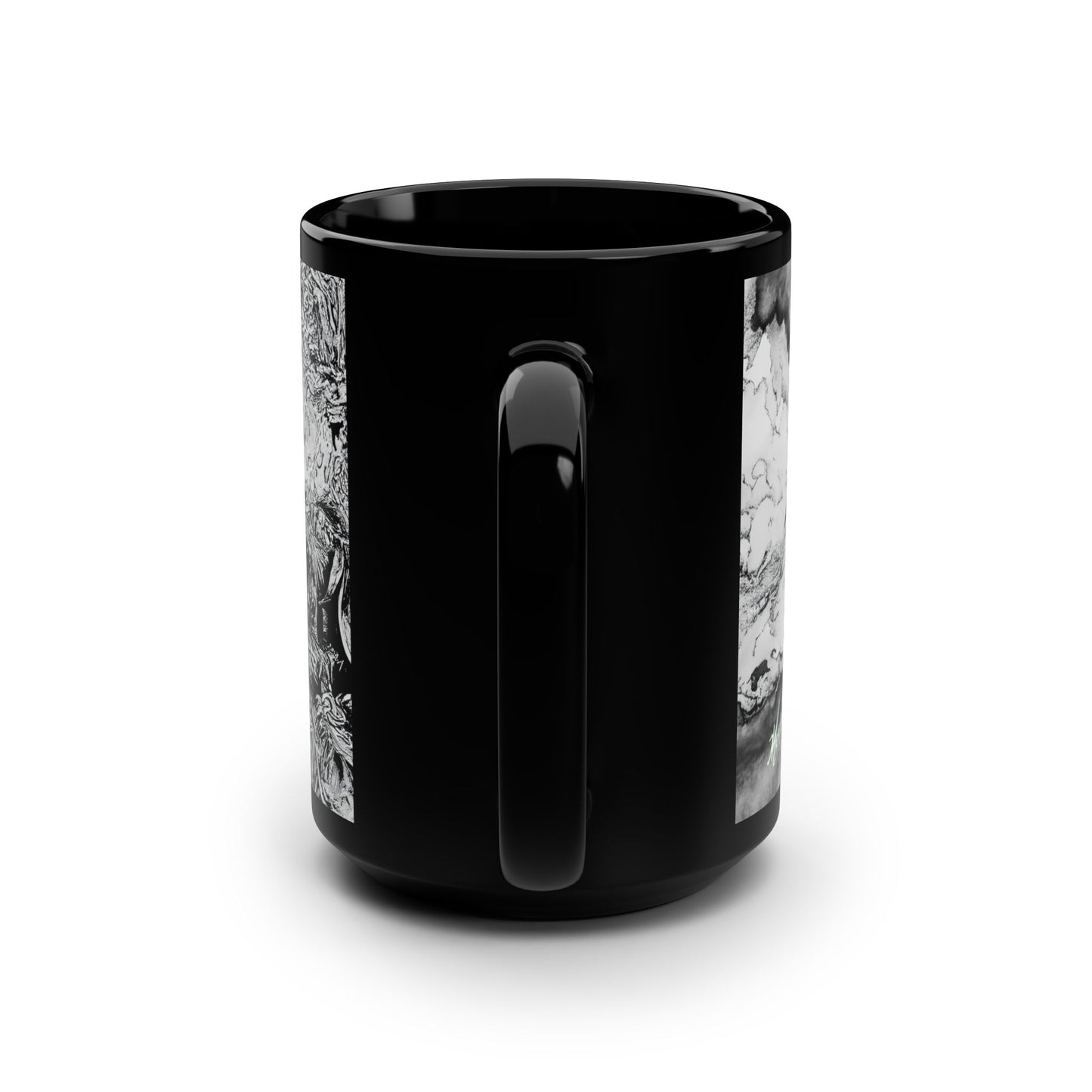 Alice In Blunderland Black 15 oz Mug