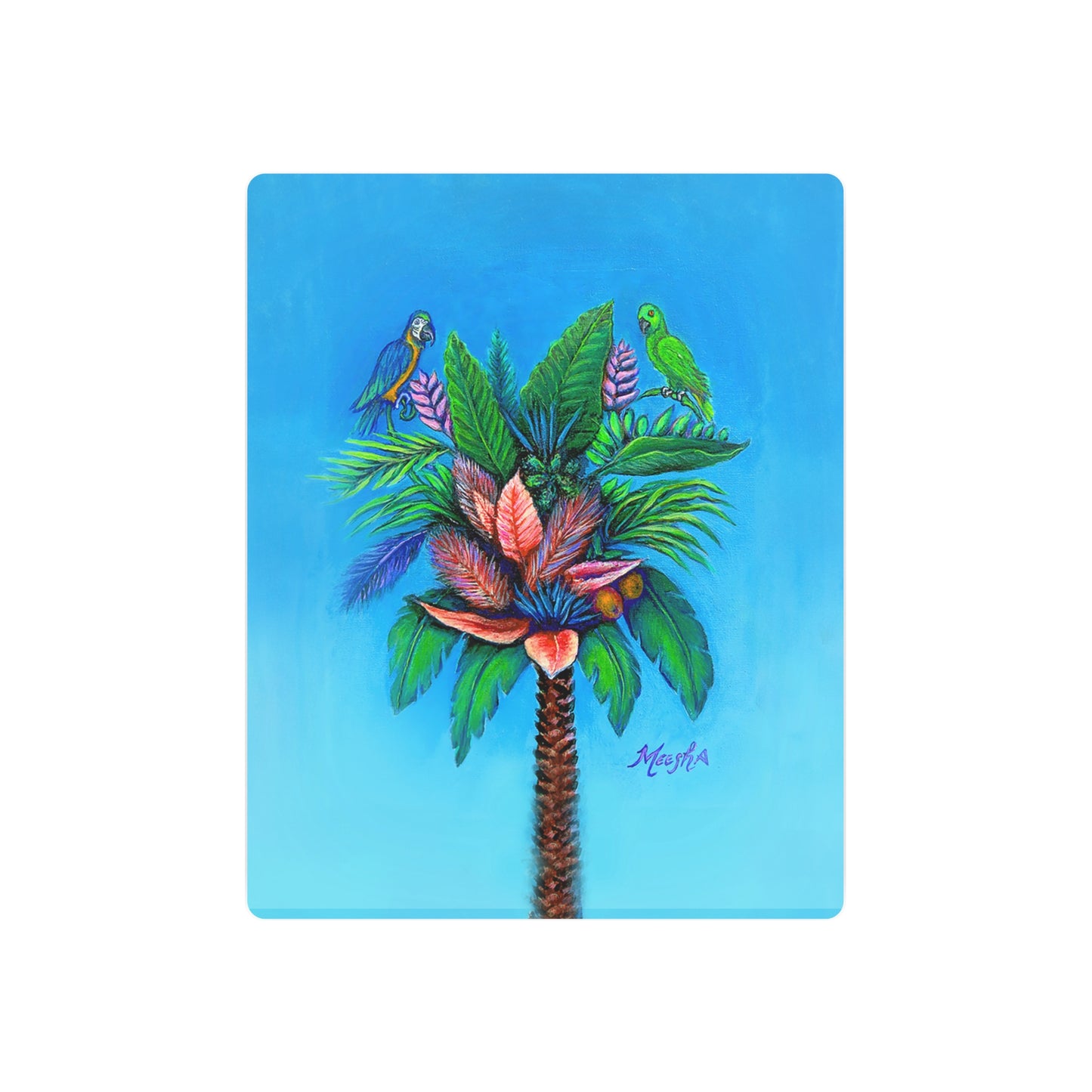 Palm Tree of Life Metal Art Sign
