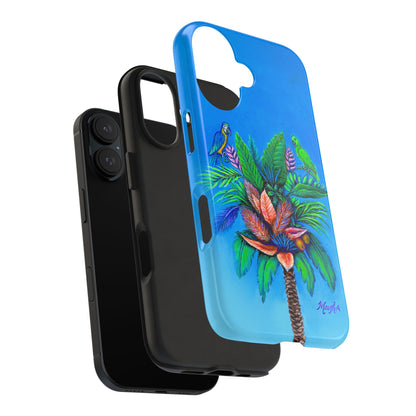 PalmTree of Life Tough Phone Case for Nature Lovers and Parrot heads