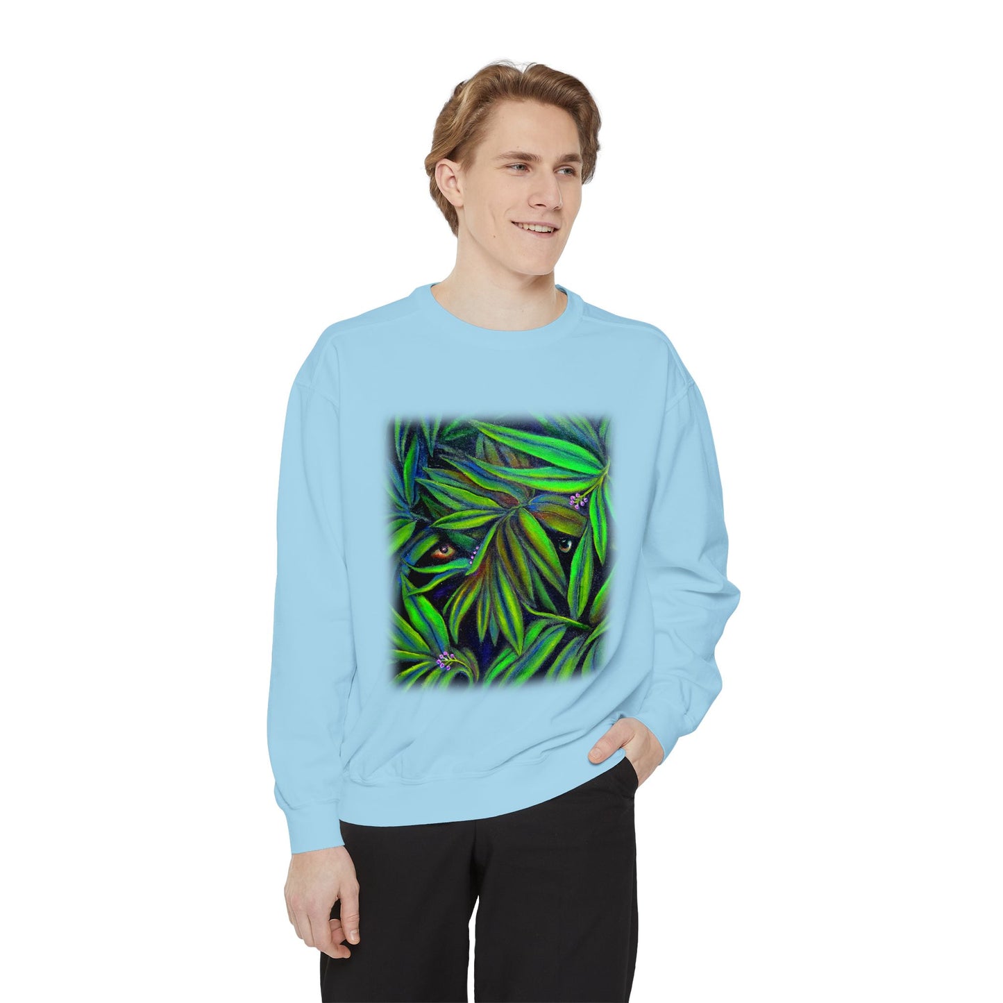 Jeepers Peepers Unisex Garment-Dyed Sweatshirt