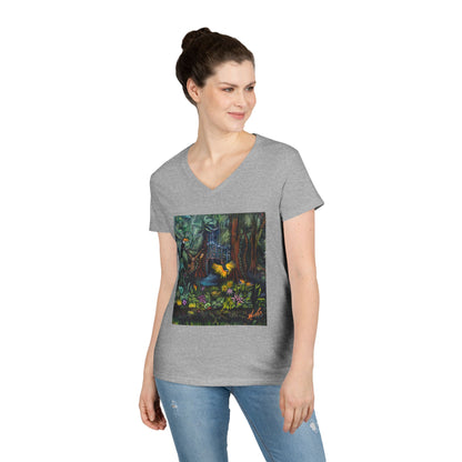 Amazonia  Ladies' Nature Lover V-Neck T-Shirt