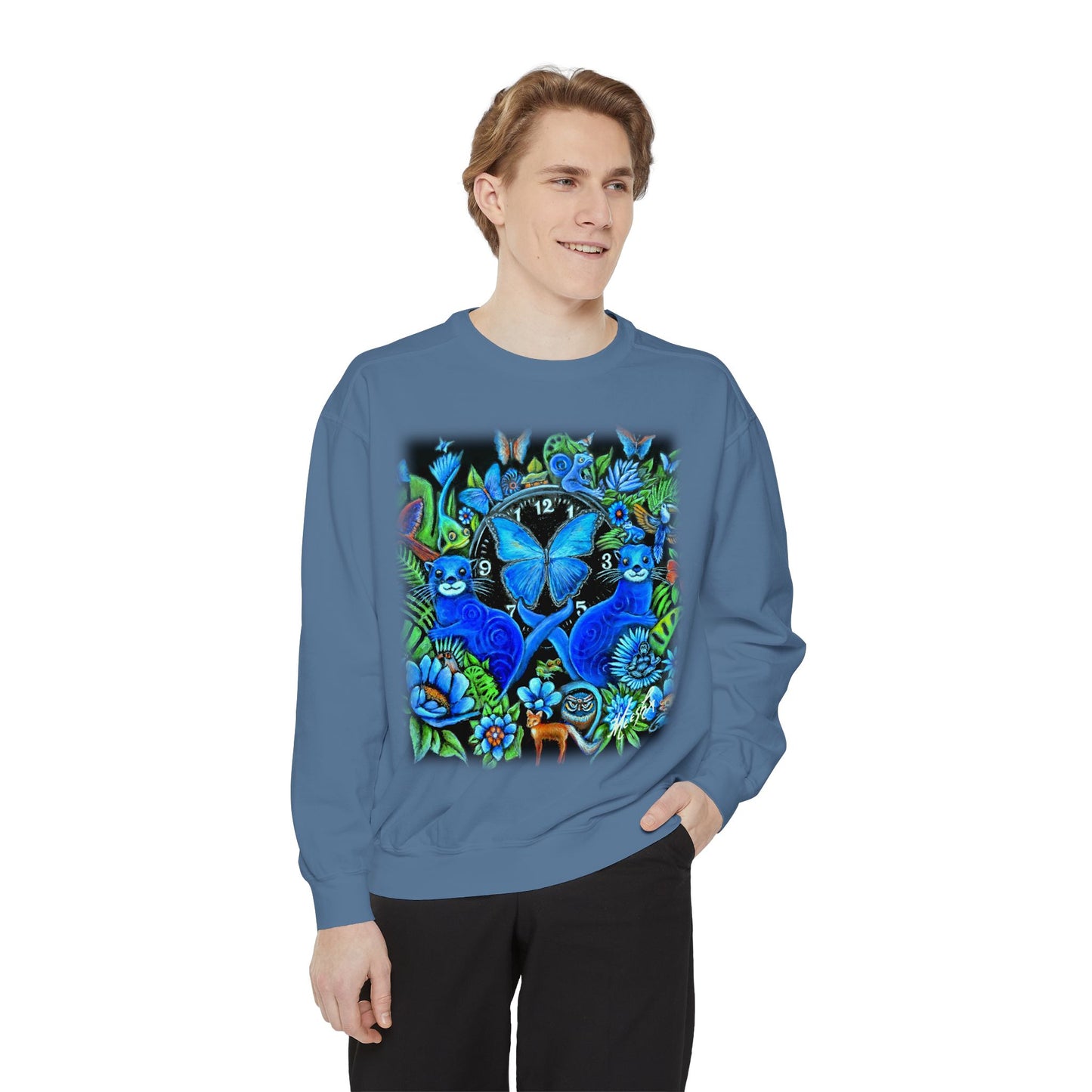 Out of Time Unisex Garment-Dyed Sweatshirt