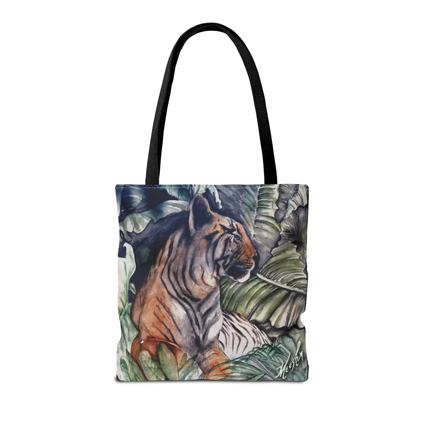 Watchful Warrior Tiger Tote Bag