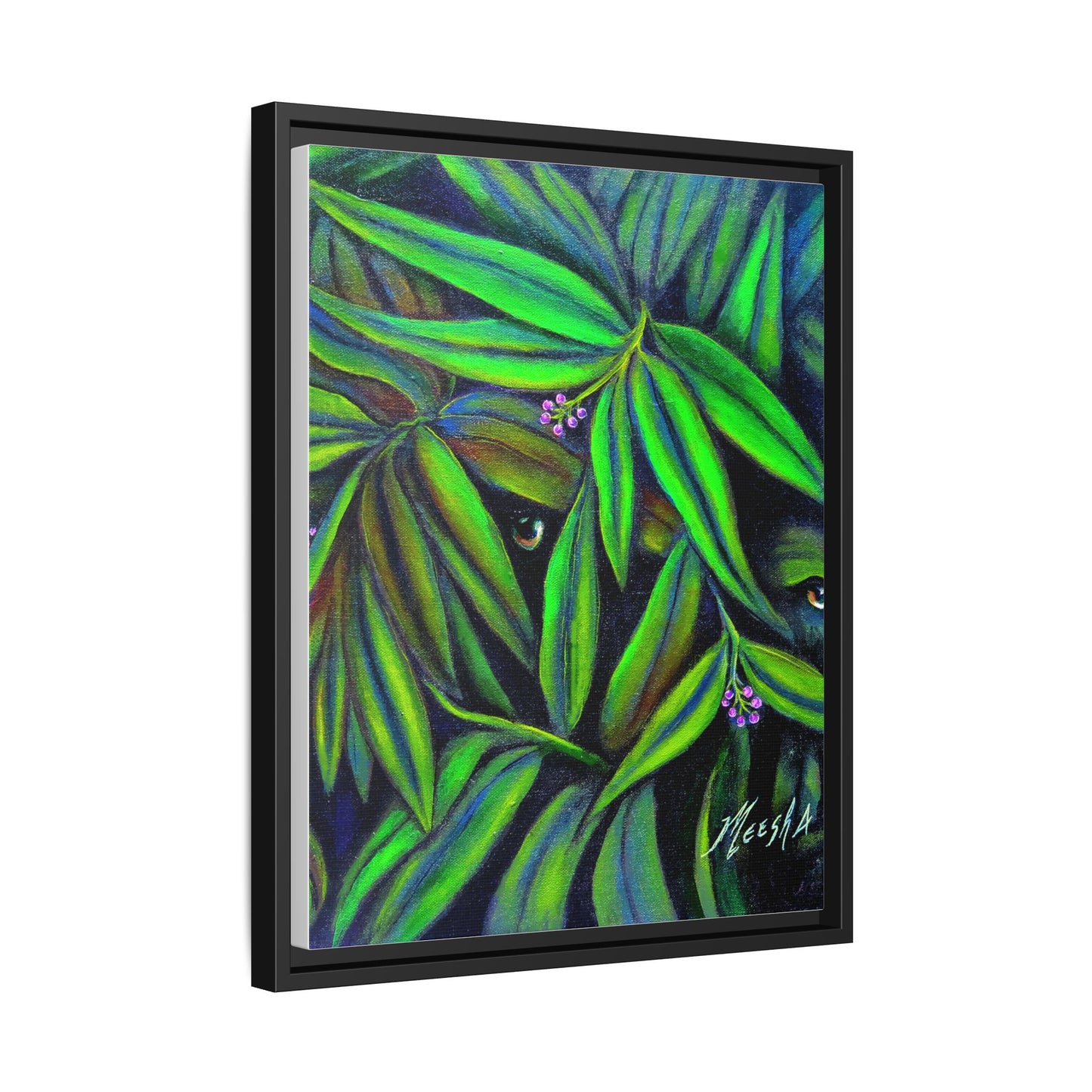 Jeepers Peepers Framed Canvas Print