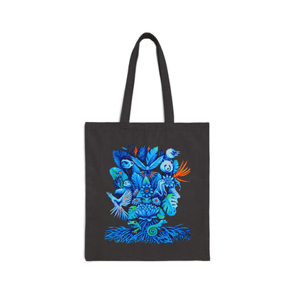 Out of the Blue High-quality Cotton Canvas Tote Bag