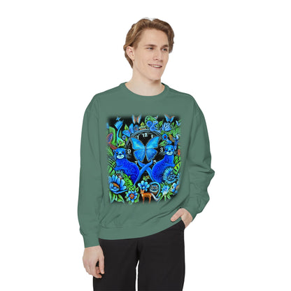 Out of Time Unisex Garment-Dyed Sweatshirt