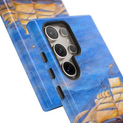 Whimsical Wavehopper Tough Cell Phone Cases