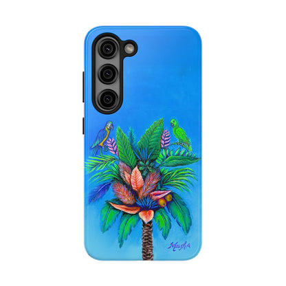 PalmTree of Life Tough Phone Case for Nature Lovers and Parrot heads