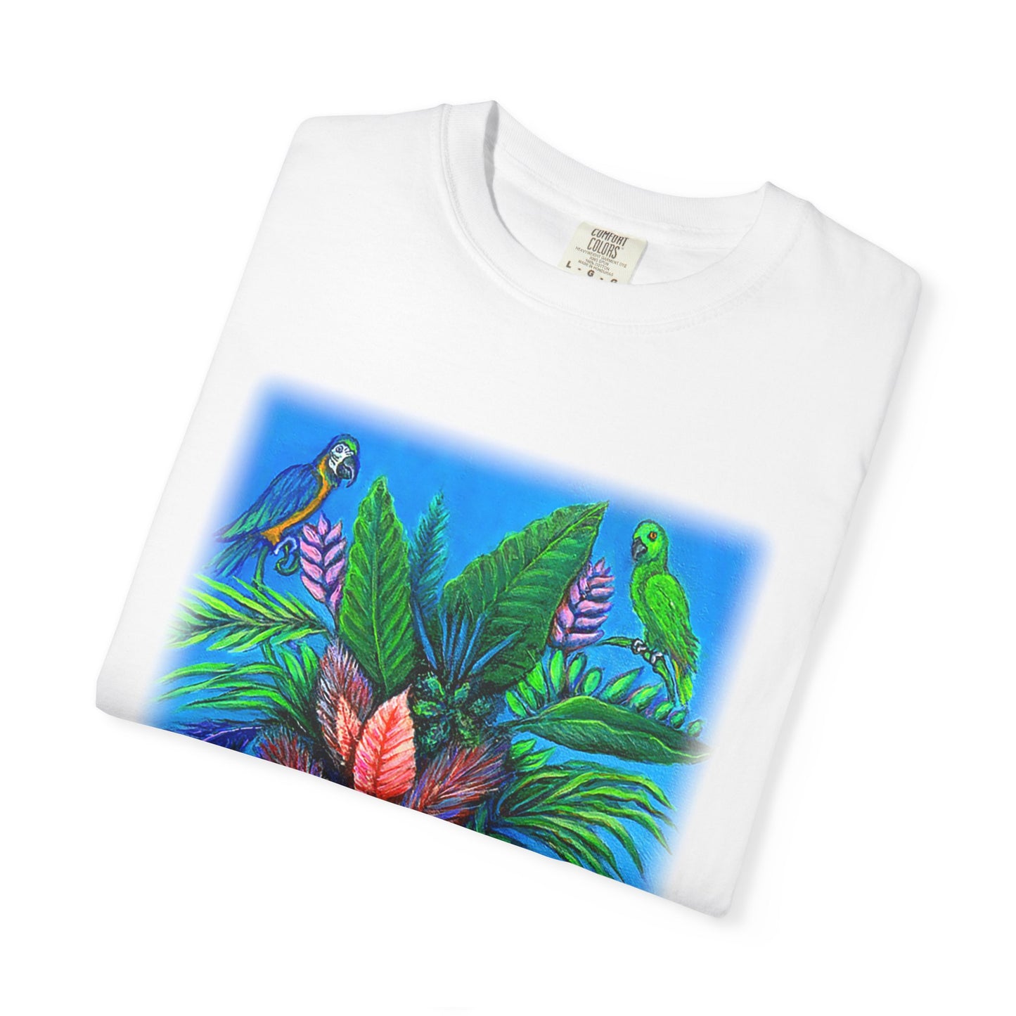 Palm Tree of Life Unisex Garment-Dyed T-shirt