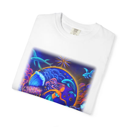 Celestrial Extraterrestrial Unisex Garment-Dyed T-shirt