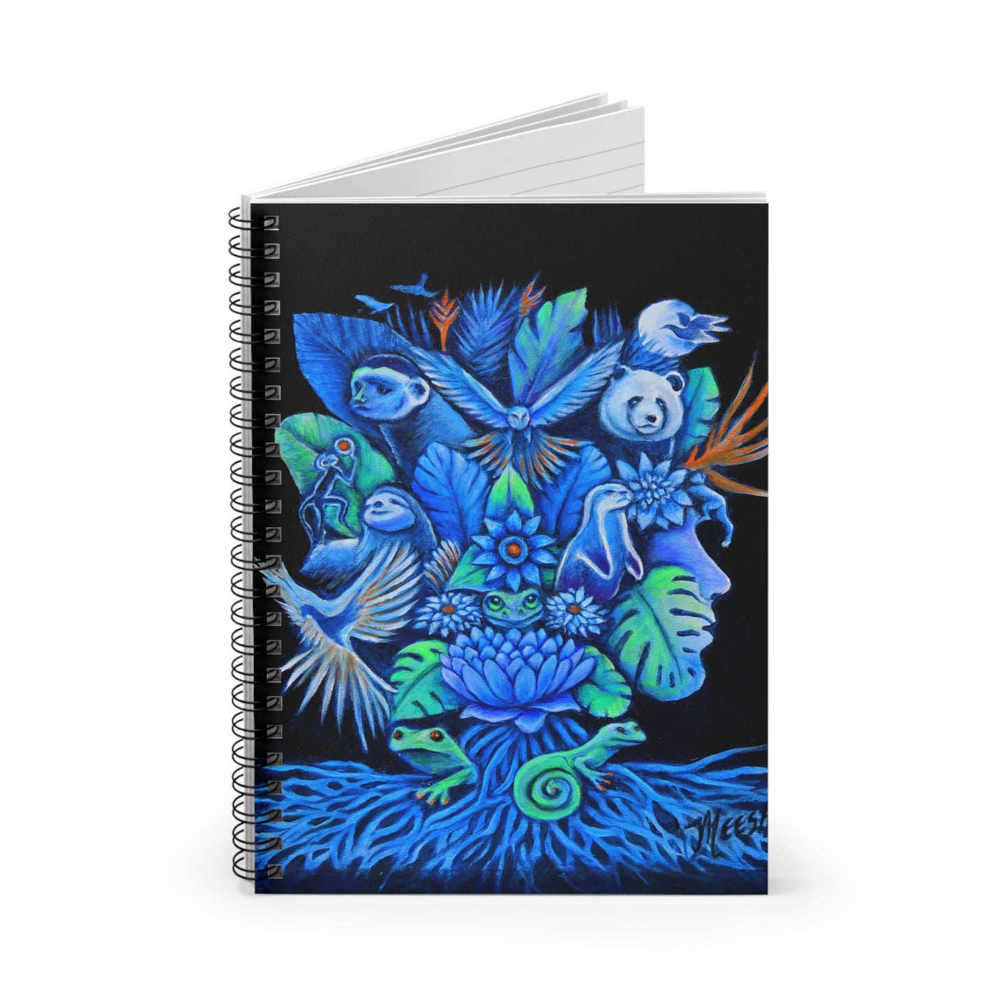 Out of the blue Spiral Notebook - Ruled Line