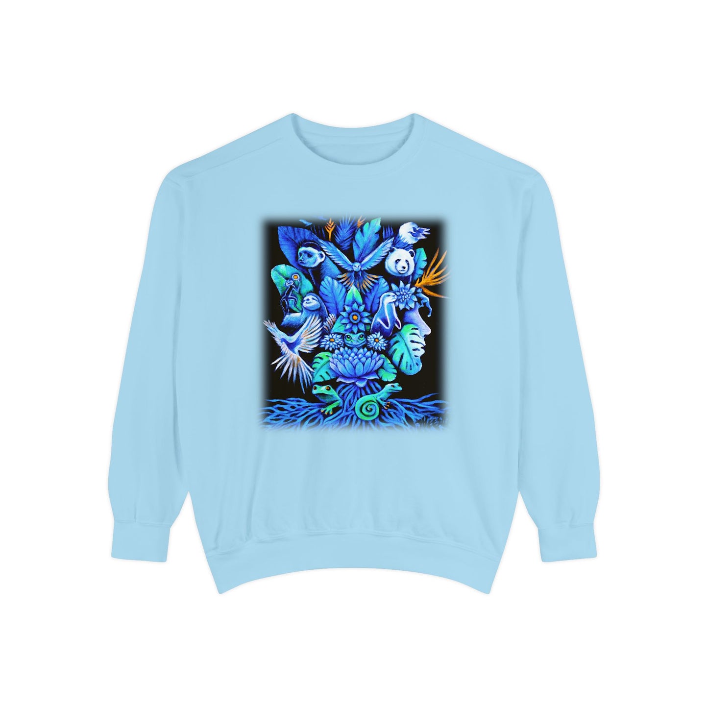 Out of the blue Unisex Garment-Dyed Sweatshirt