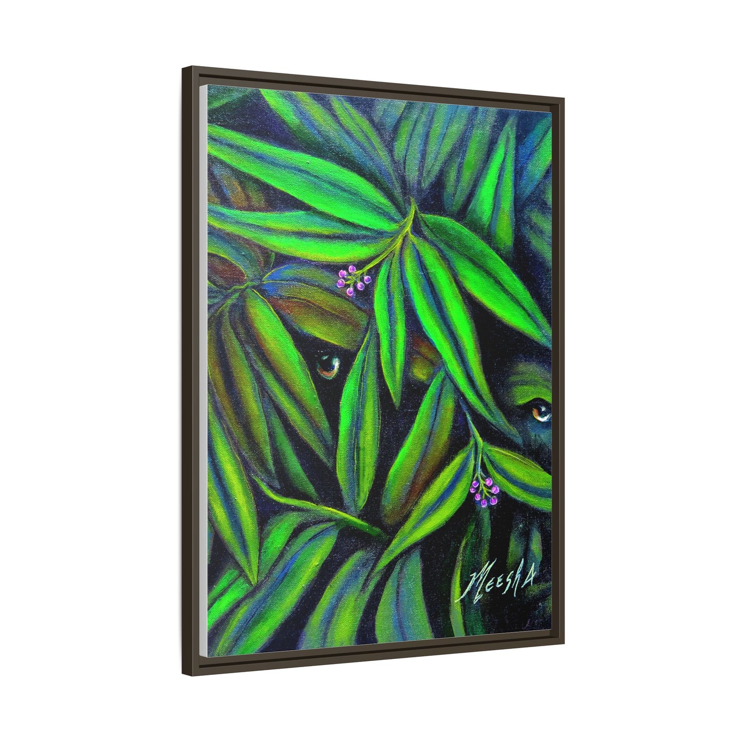 Jeepers Peepers Framed Canvas Print