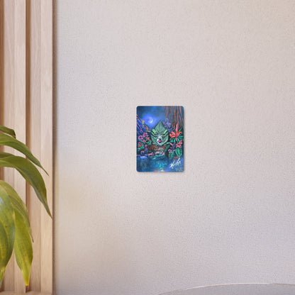 Moonlight Mischief Metal Art Sign
