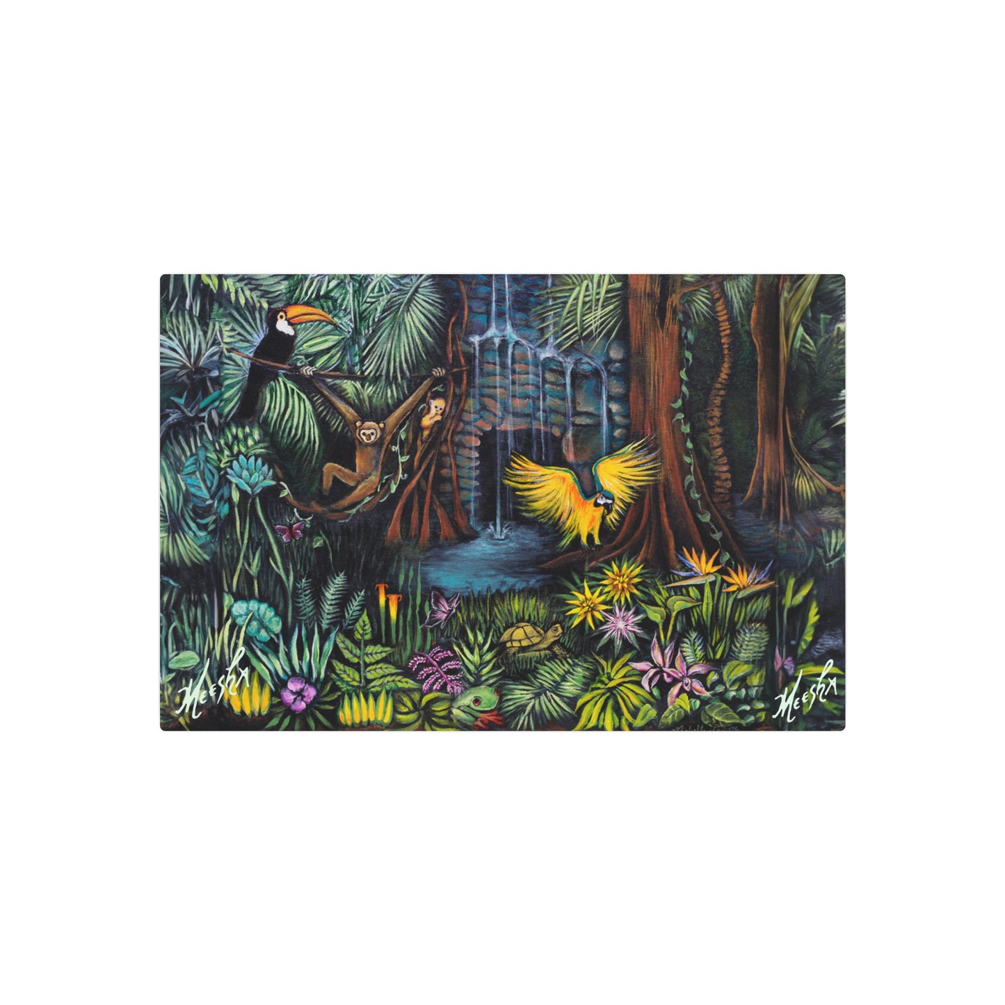 Amazonia Metal Art Sign