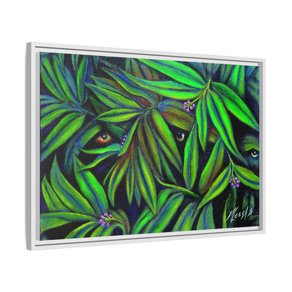 Jeepers Peepers Framed Canvas Print