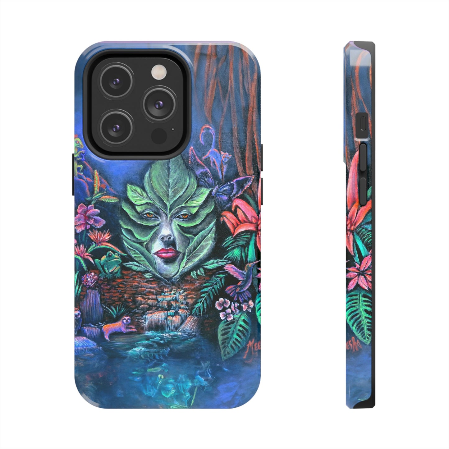 Moonlight Mischief Tough Phone Case for Nature Lovers