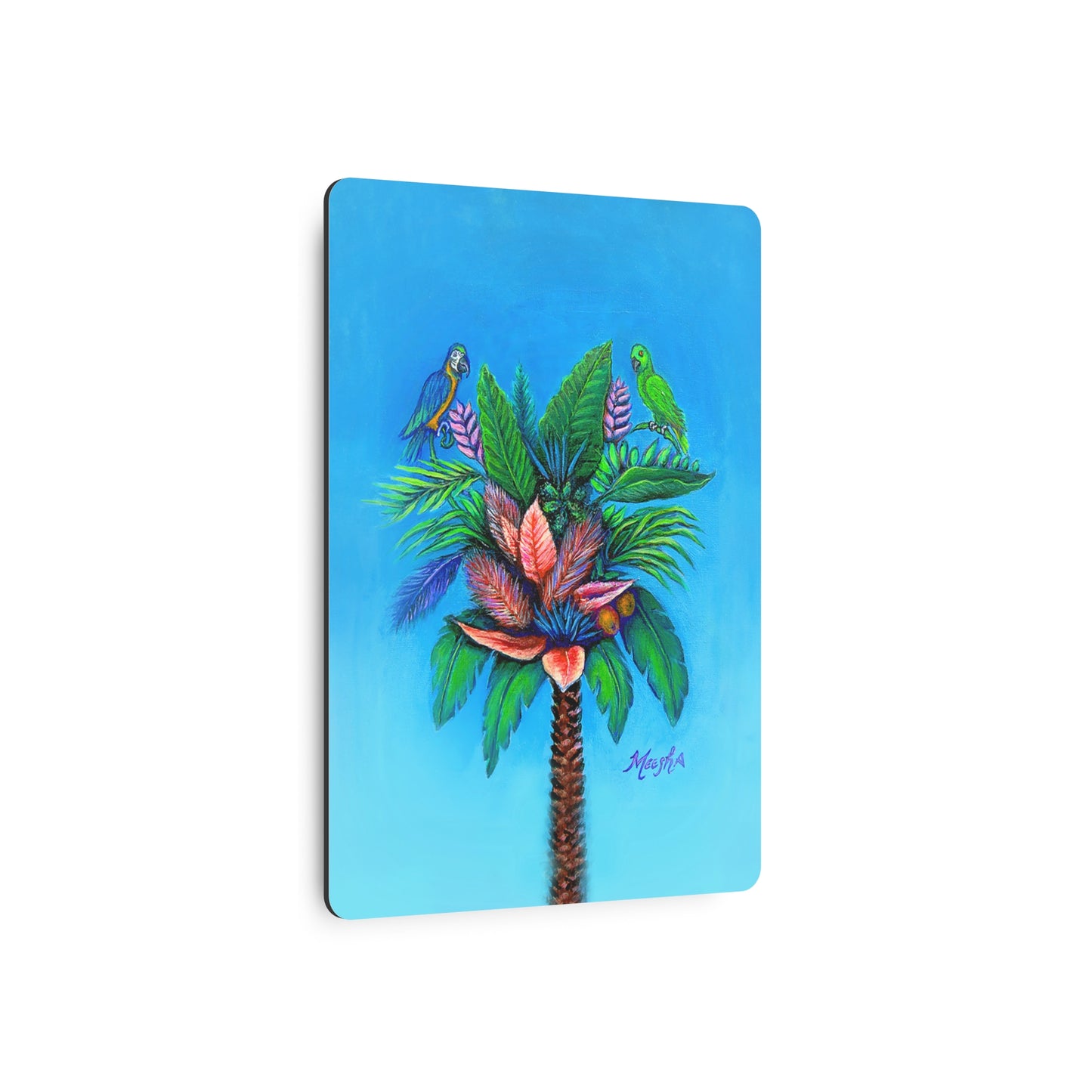 Palm Tree of Life Metal Art Sign