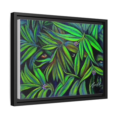 Jeepers Peepers Framed Canvas Print
