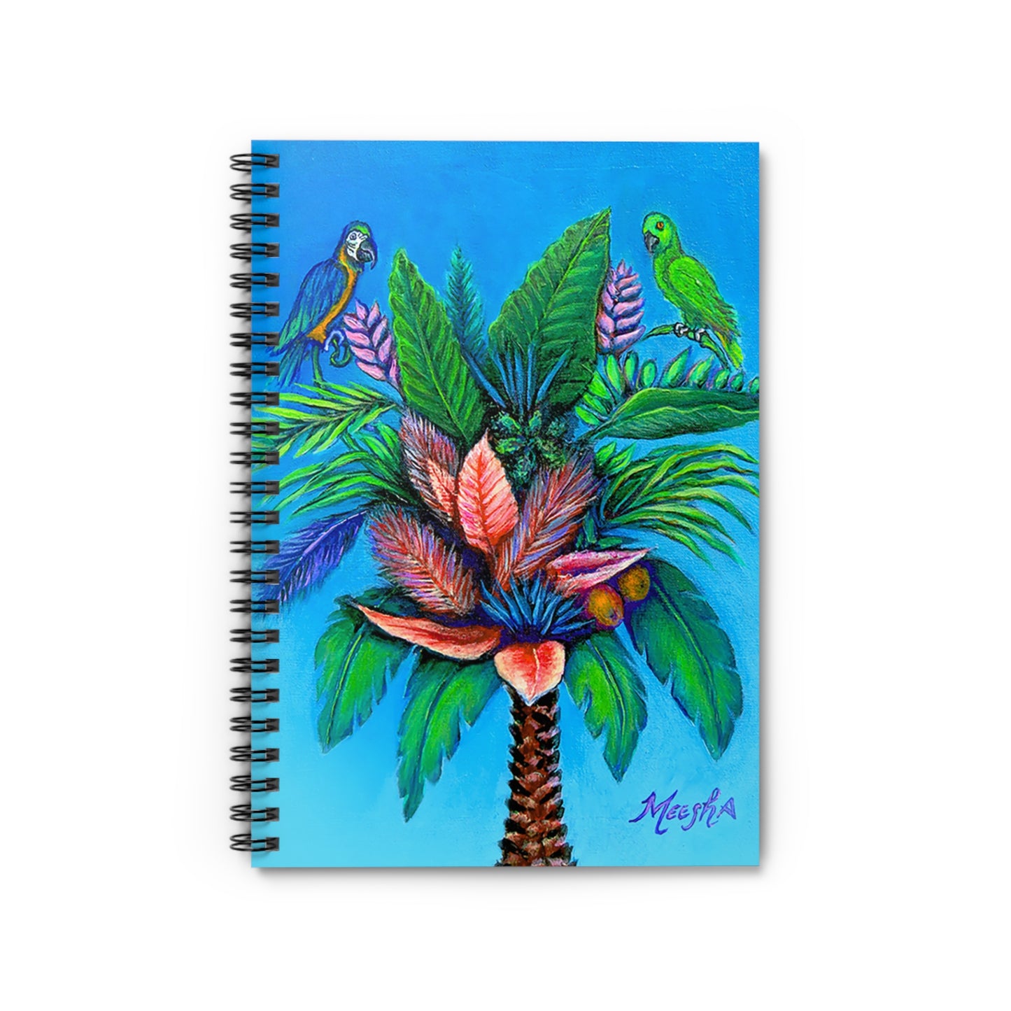 Palm Tree of Life Spiral Notebook - Ruled Line