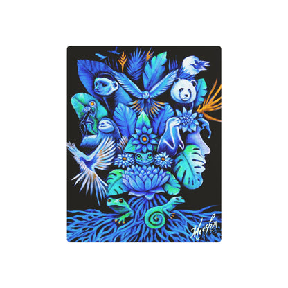 Out of the blue Metal Art Sign