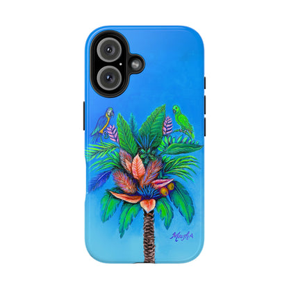 PalmTree of Life Tough Phone Case for Nature Lovers and Parrot heads