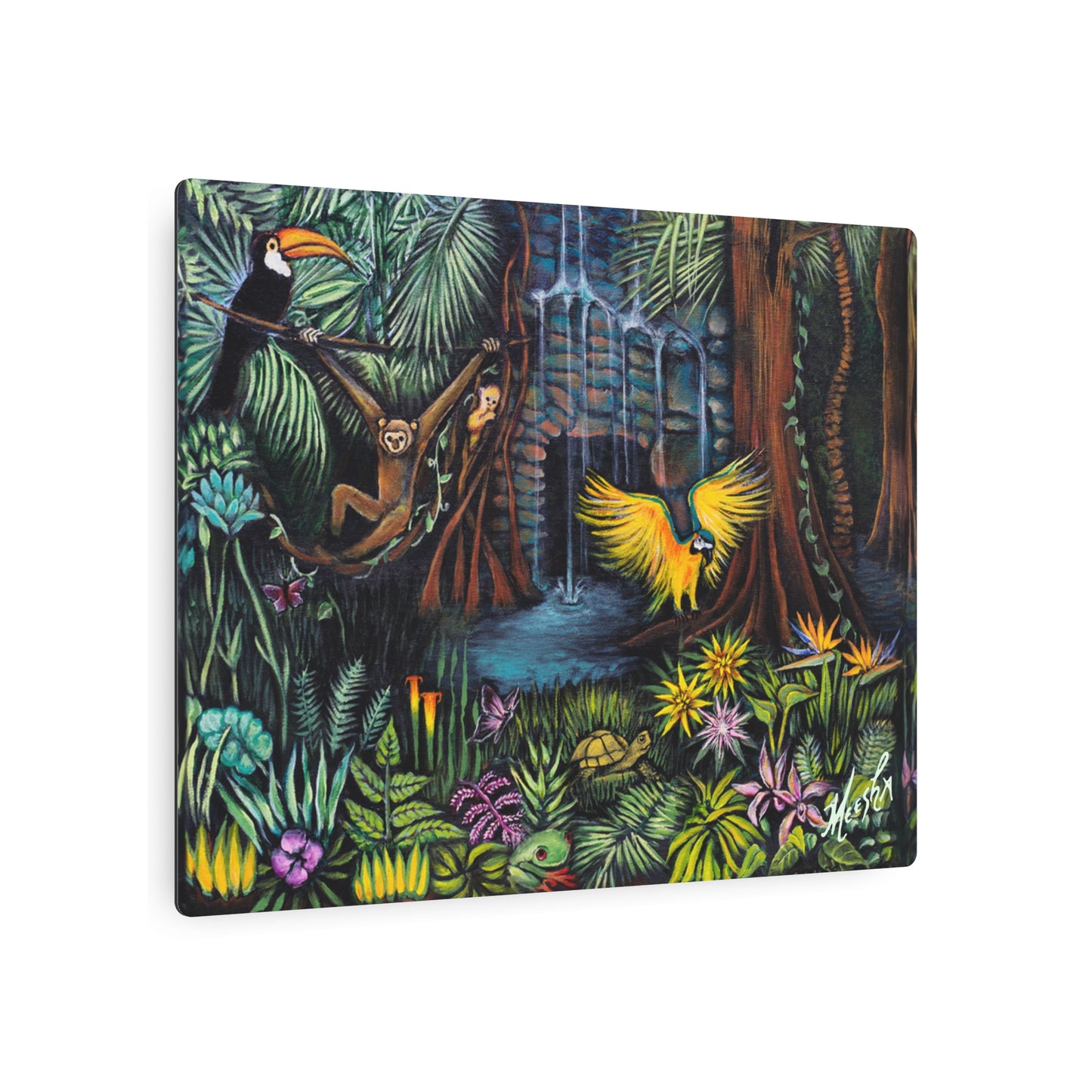 Amazonia Metal Art Sign