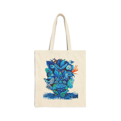Out of the Blue High-quality Cotton Canvas Tote Bag