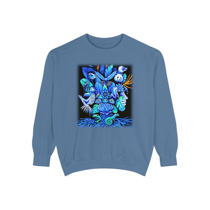 Out of the blue Unisex Garment-Dyed Sweatshirt