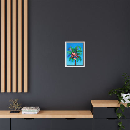 Palm Tree of Life Framed Canvas Print