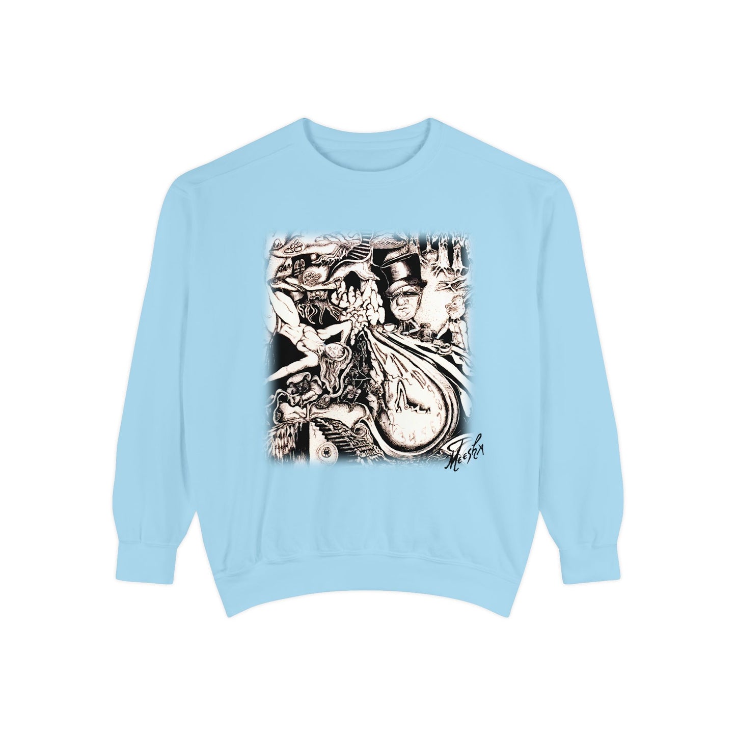 Alice In Wonderland Unisex Garment-Dyed Sweatshirt