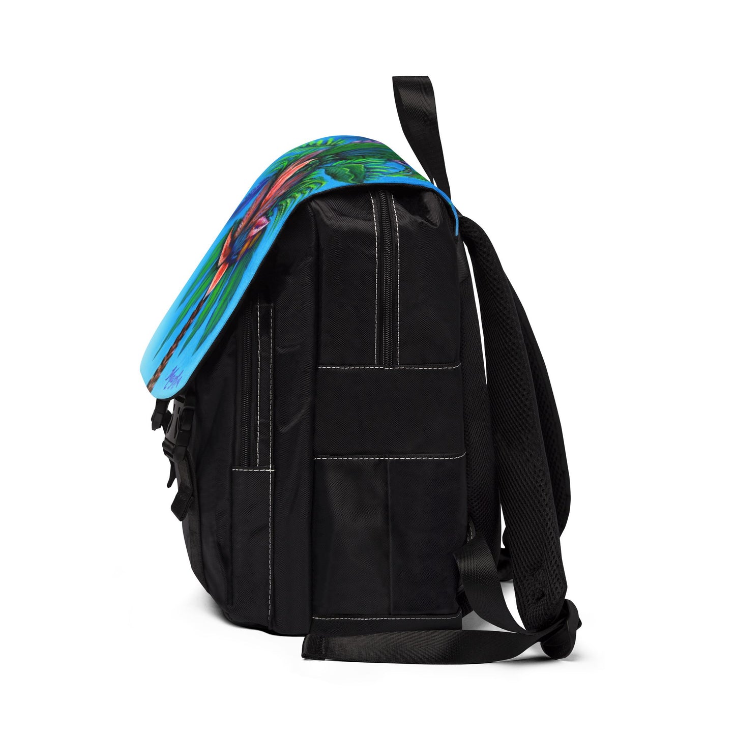 Palm Tree of Life Unisex Casual Shoulder Backpack