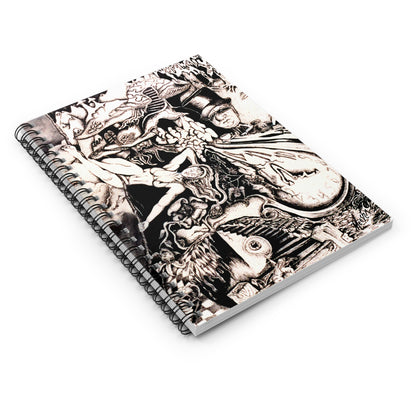 Alice In Wonderland Spiral Notebook - Ruled Line