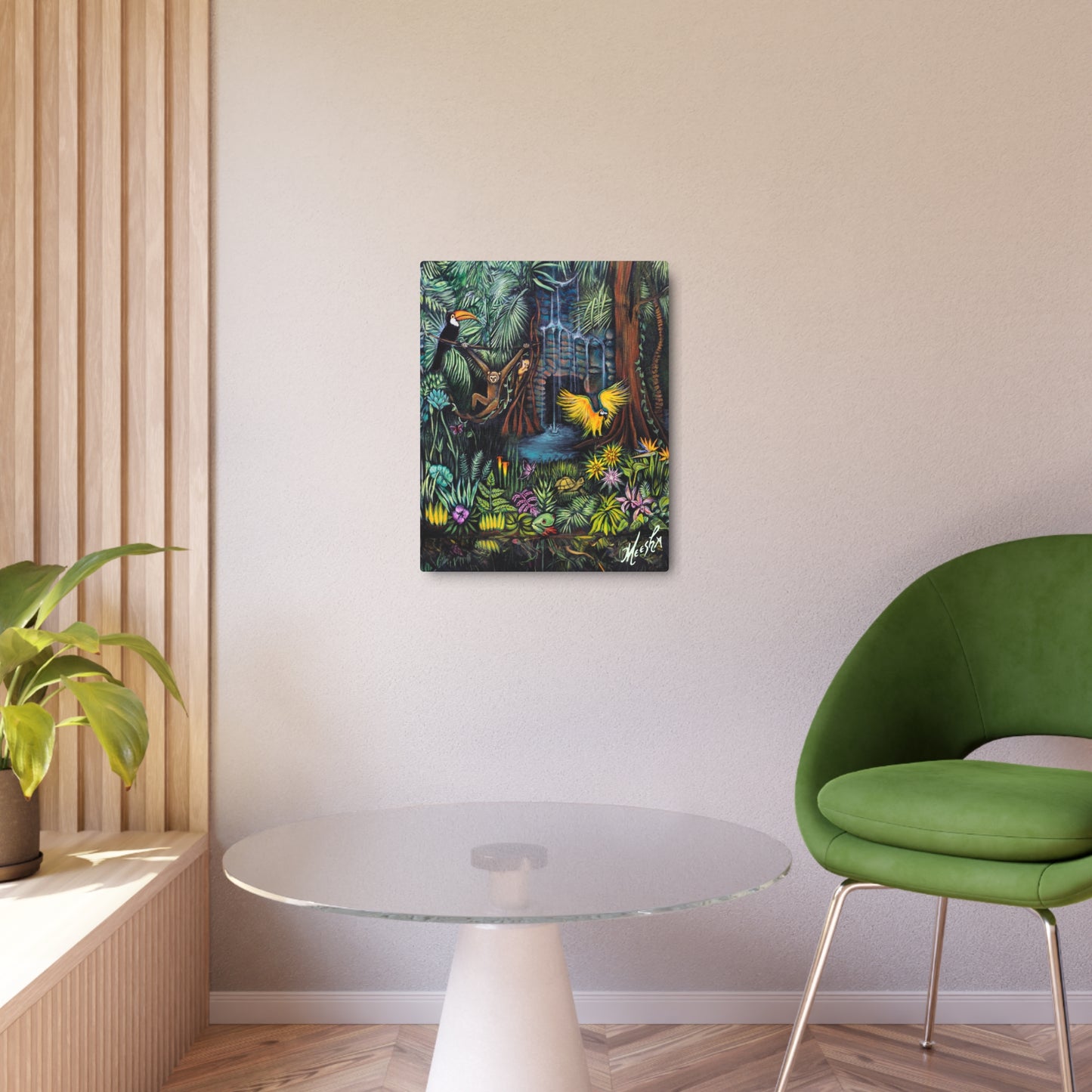 Amazonia Metal Art Sign