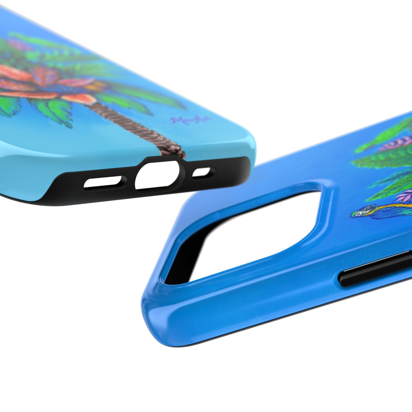 PalmTree of Life Tough Phone Case for Nature Lovers and Parrot heads
