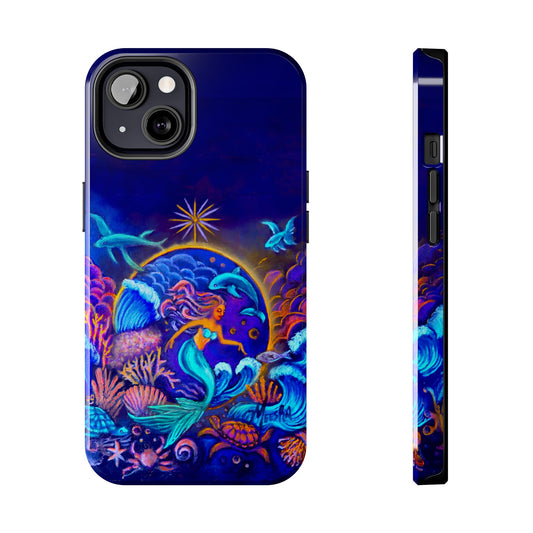 Celestial Extraterrestrial I Tough Phone Case for Mermaid Lovers