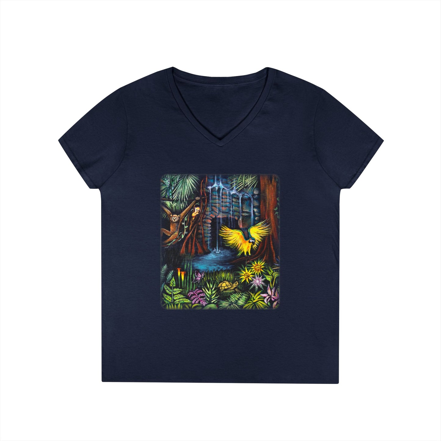 Amazonia Ladies' V-Neck T-Shirt