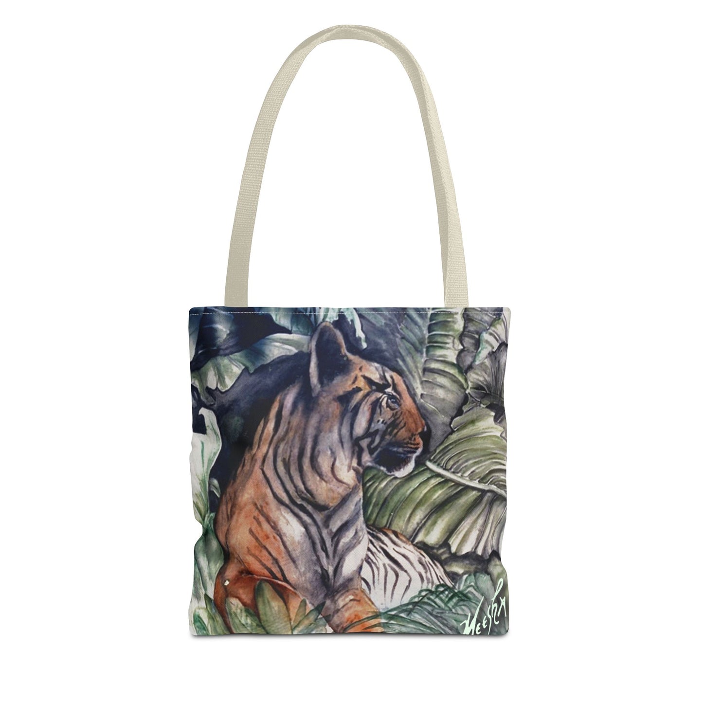Watchful Warrior Tiger Tote Bag
